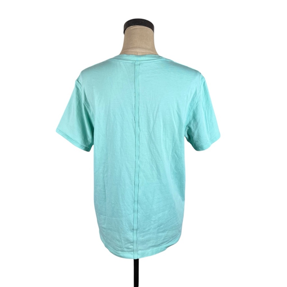 Lululemon Classic-Fit Cotton-Blend T-Shirt light‎ blue SZ 6 - Picture 3 of 7